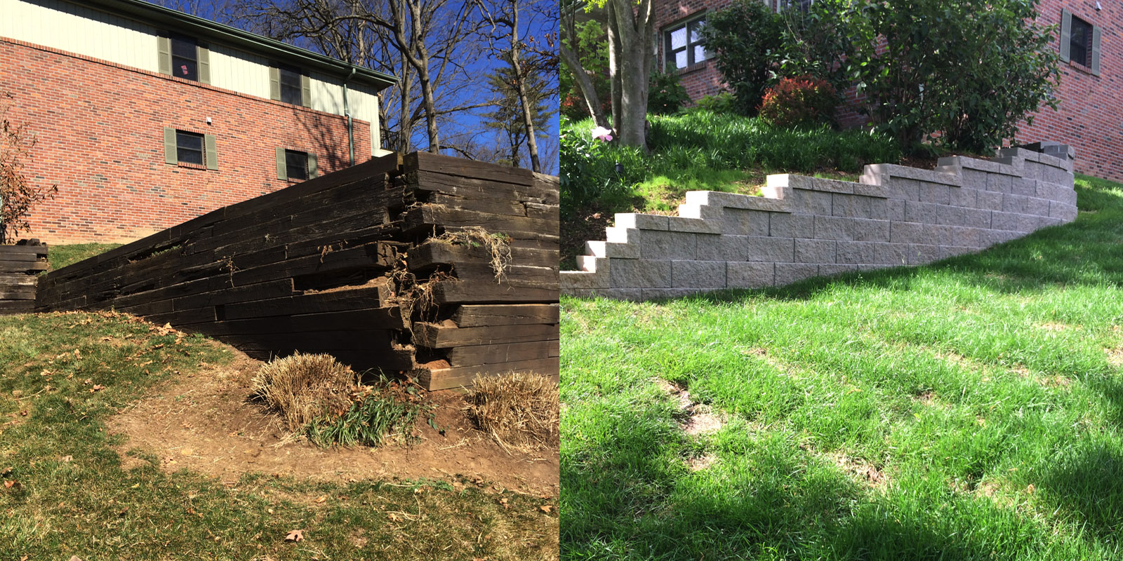 Bri-Co Construction retaining walls, grading, deck construction