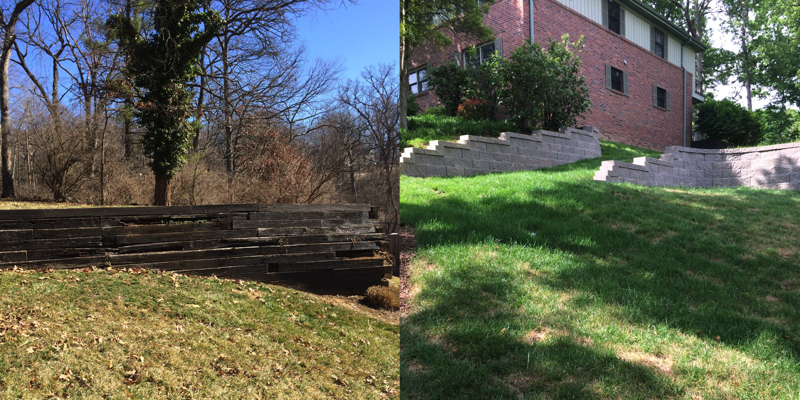 Bri-Co Construction retaining walls, grading, deck construction