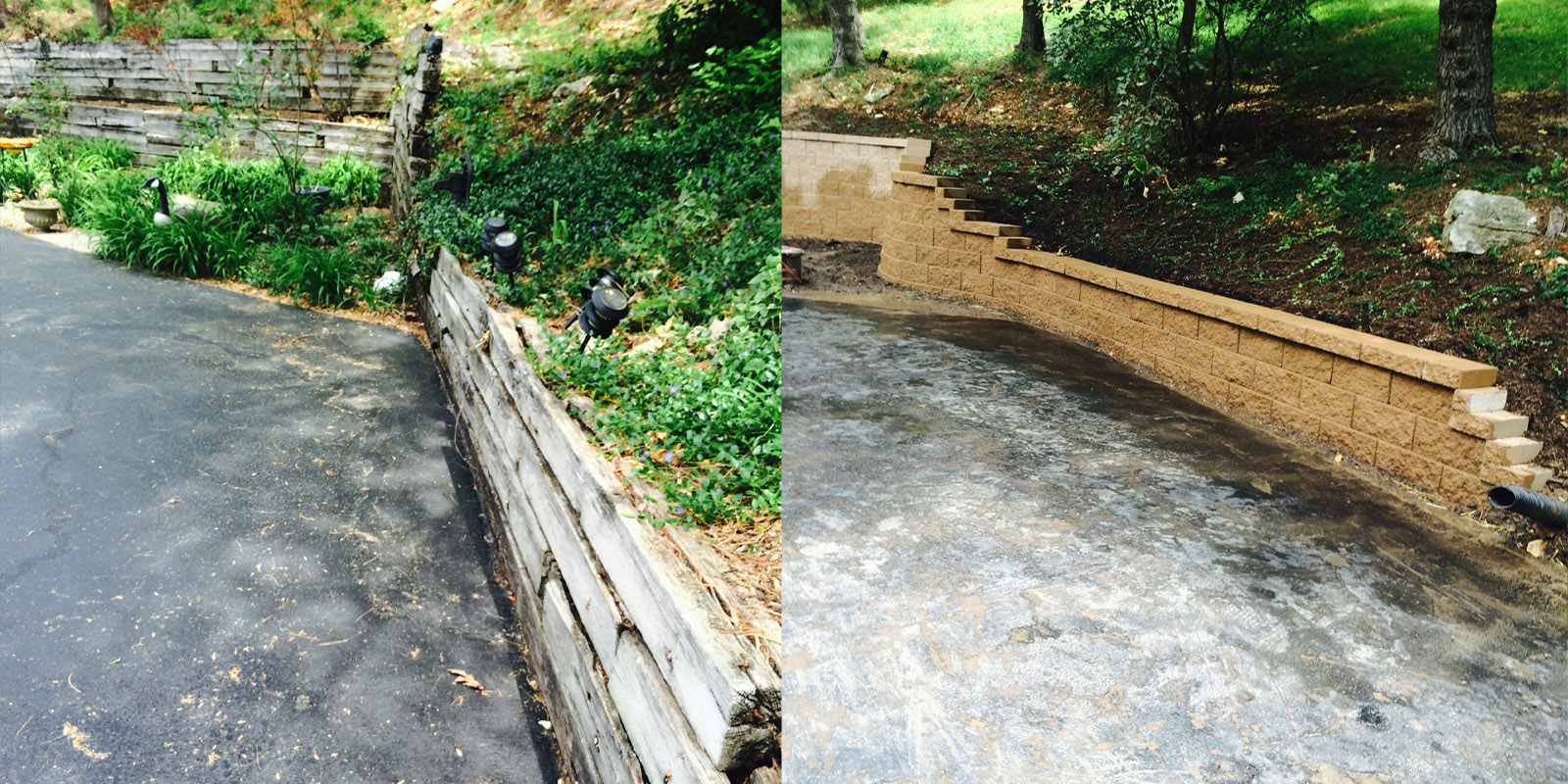 Bri-Co Construction retaining walls, grading, deck construction