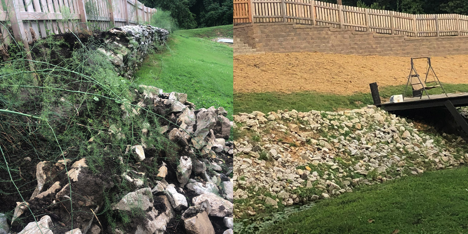 Bri-Co Construction retaining walls, grading, deck construction