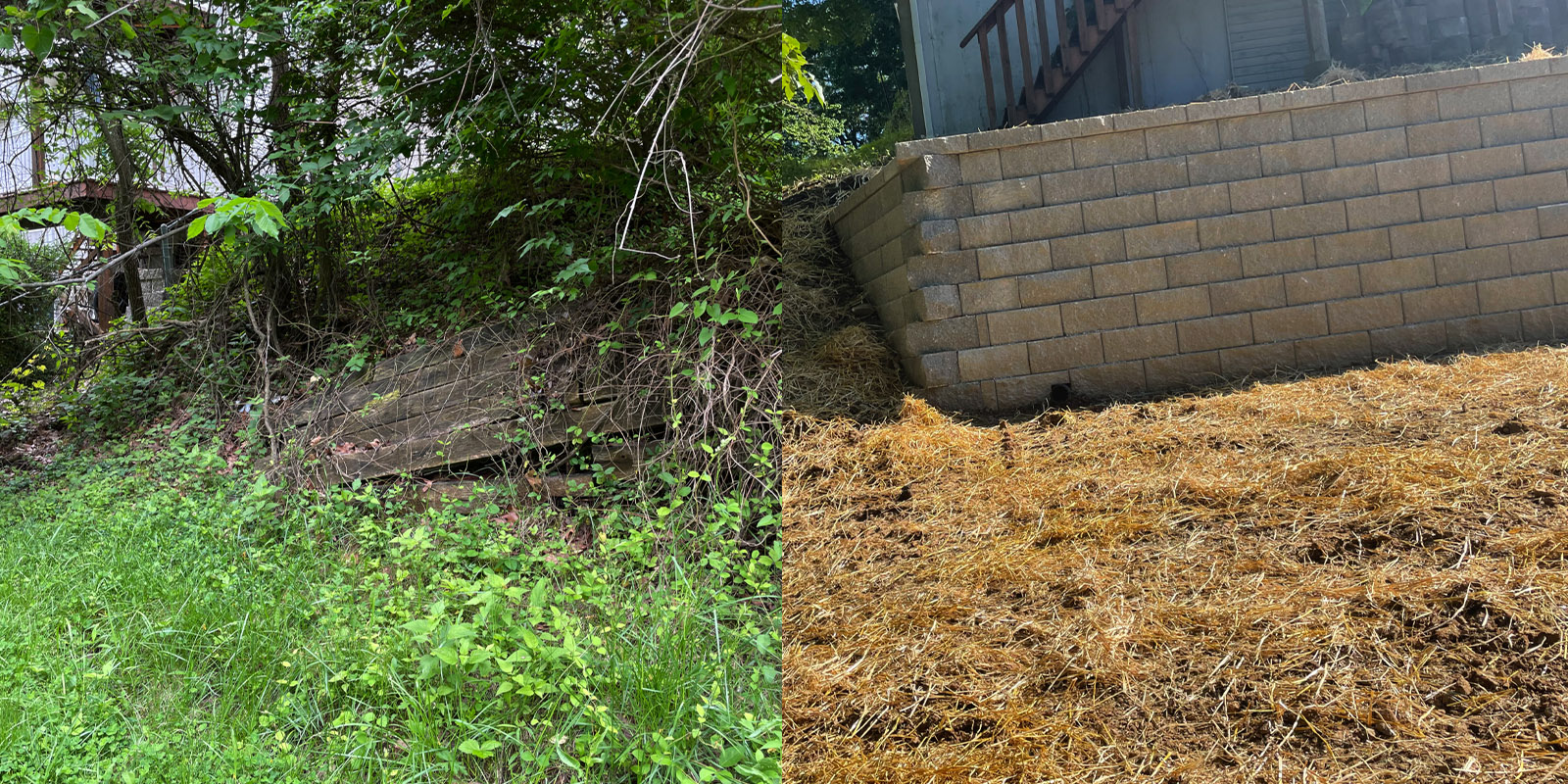Retaining wall in Barnhart area