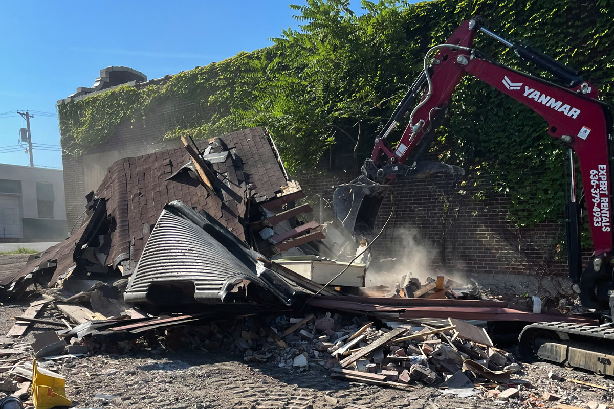 Demolition/Grading for parking lot in St. Louis