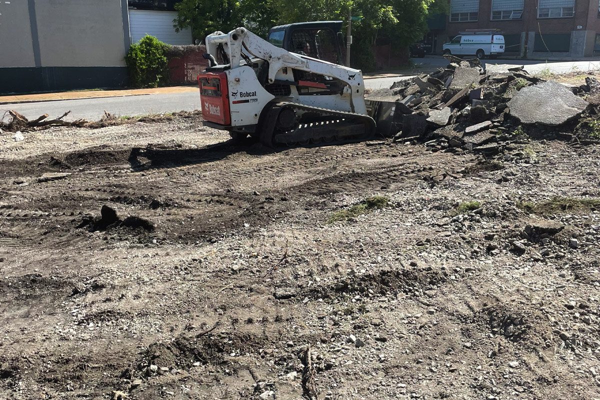 Demolition/Grading for parking lot in St. Louis