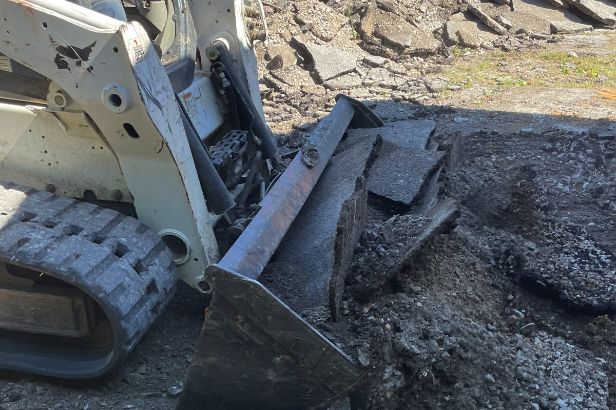 Demolition/Grading for parking lot in St. Louis