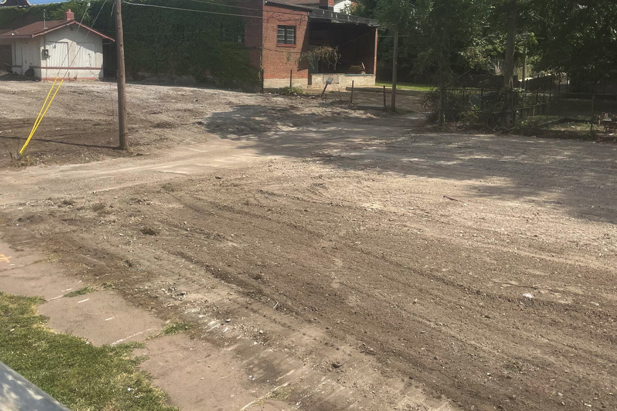 Demolition/Grading for parking lot in St. Louis