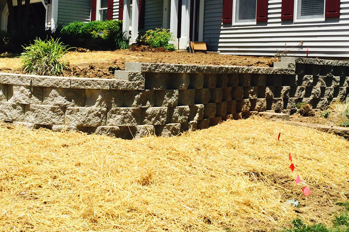 Retaining Wall Construction in St. Louis and St. Charles MO Area